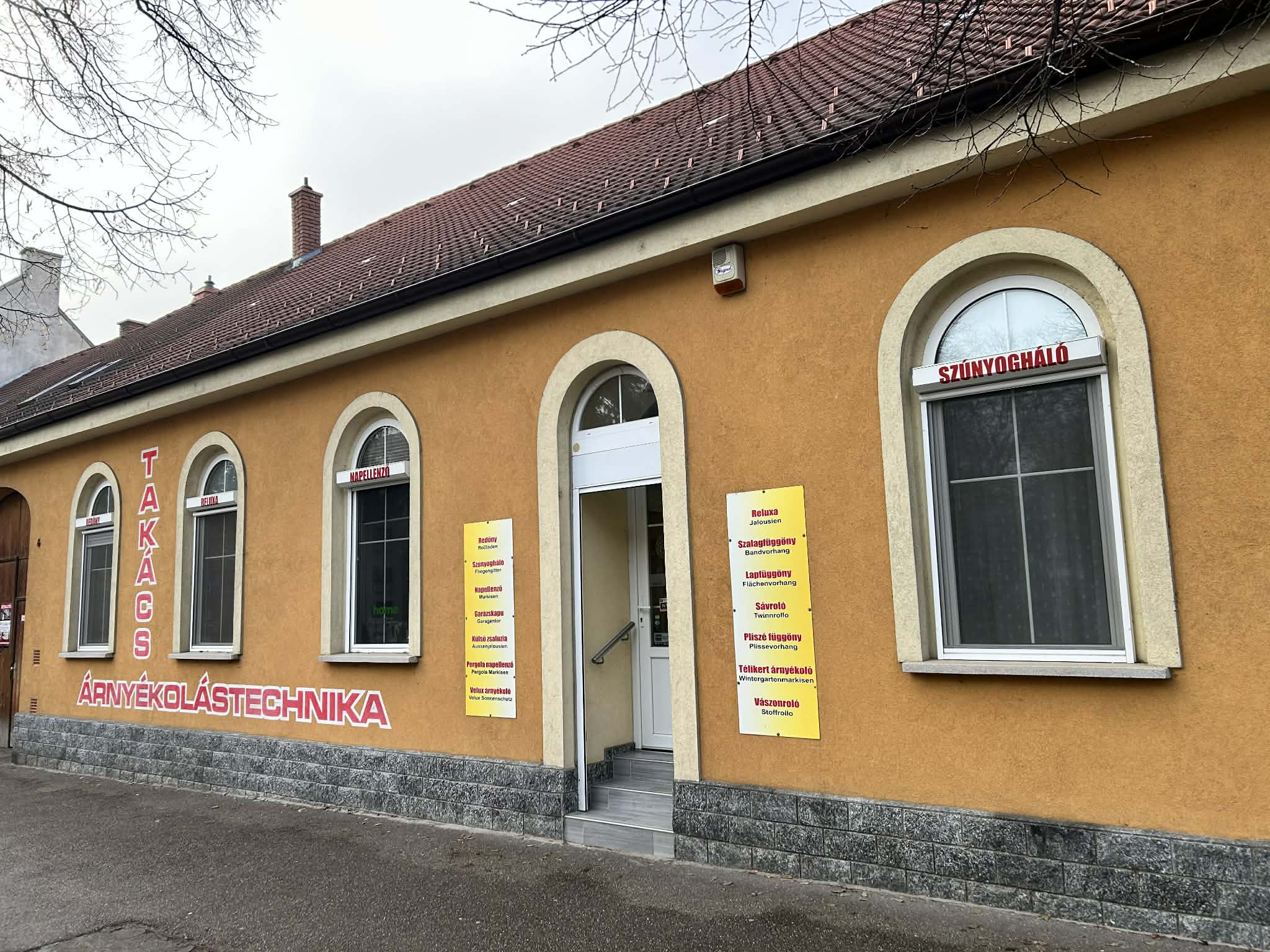 Takács Árnyékolástechnika bemutatóterem 6